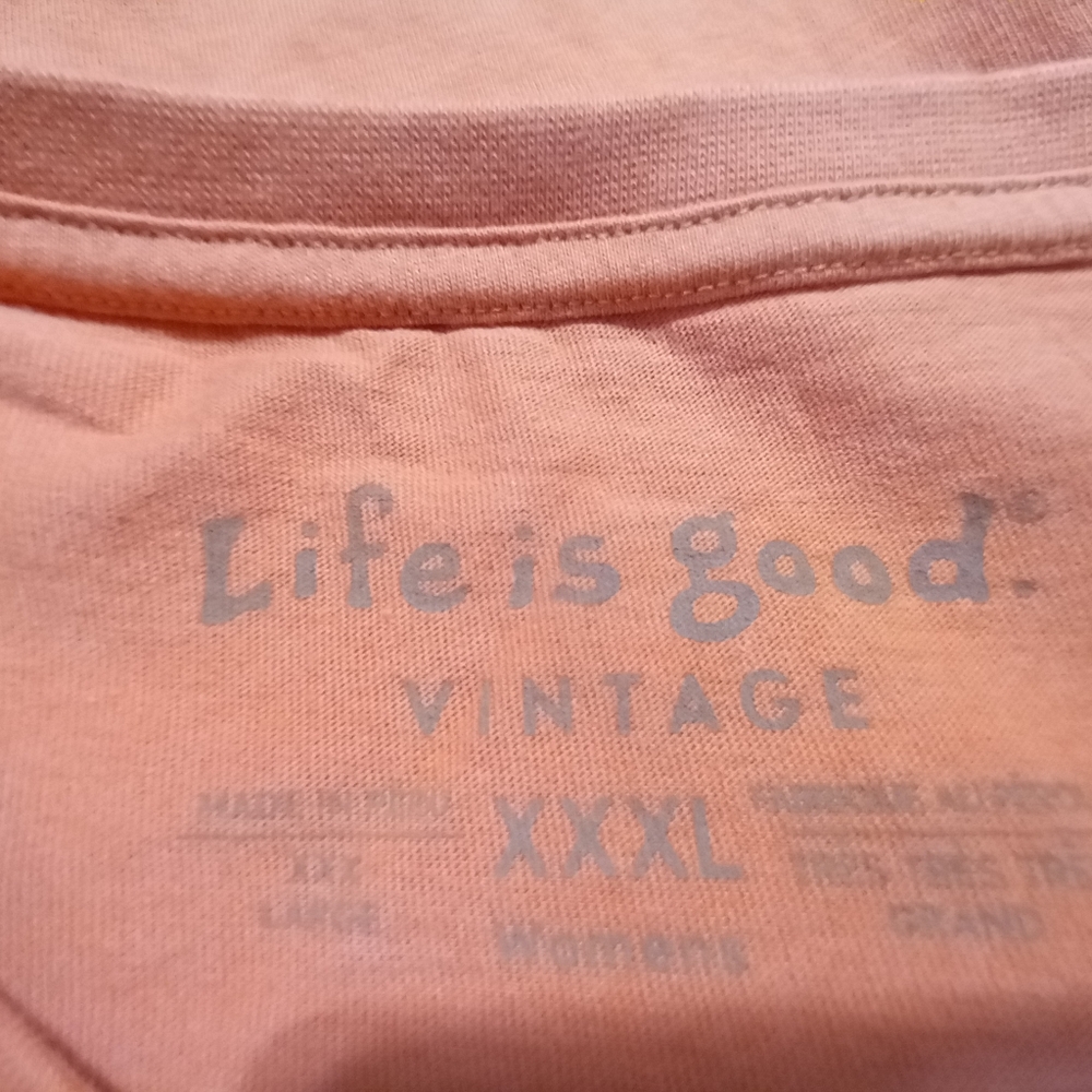 Life is Good vintage orange xxxl long sleeve - Picture 5 of 5